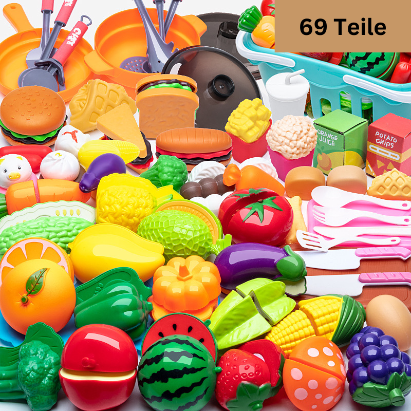 Küchenspielzeug - Obst, Gemüse schneiden
