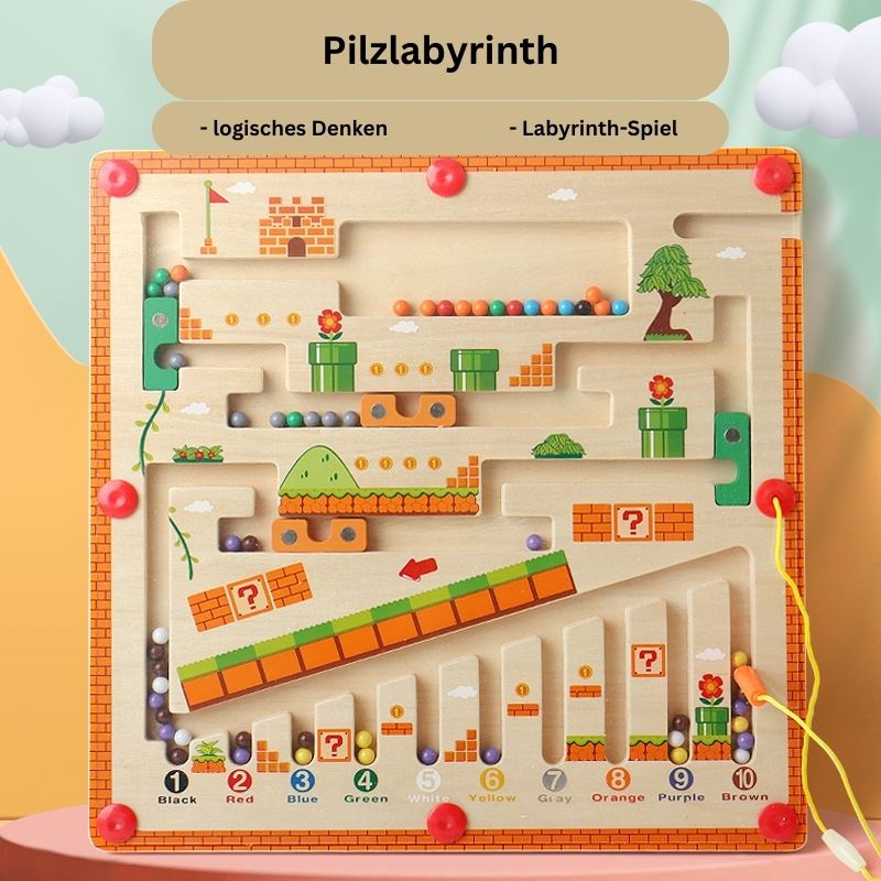Montessori - Magnetisches Perlenlabyrinth