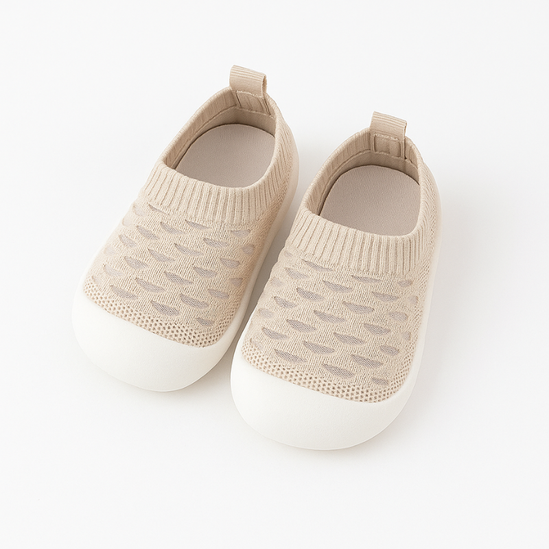 Barfuß Baby Schuhe – Atmungsaktive Strick-Lauflernschuhe