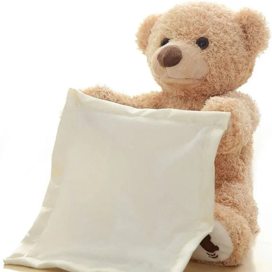 Kuschel-Teddybär 'Peek a Boo' – Plüschbär mit Versteckspiel