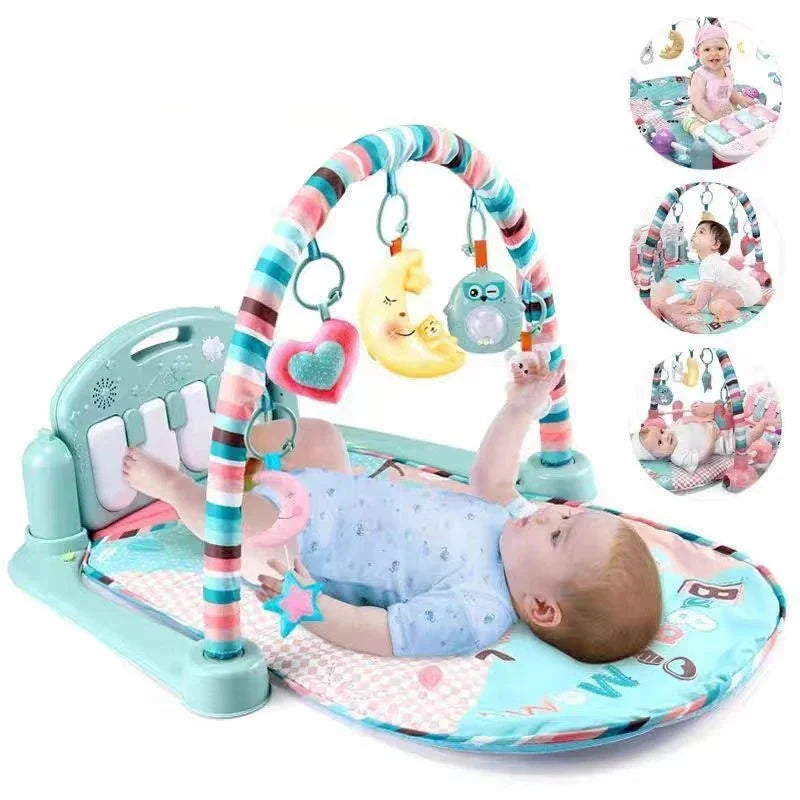 Musikalische Spielmatte für Babys – Interaktive Krabbel- & Lernmatte mit Musik & Licht