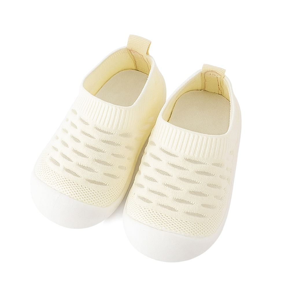 Barfuß Baby Schuhe – Atmungsaktive Strick-Lauflernschuhe