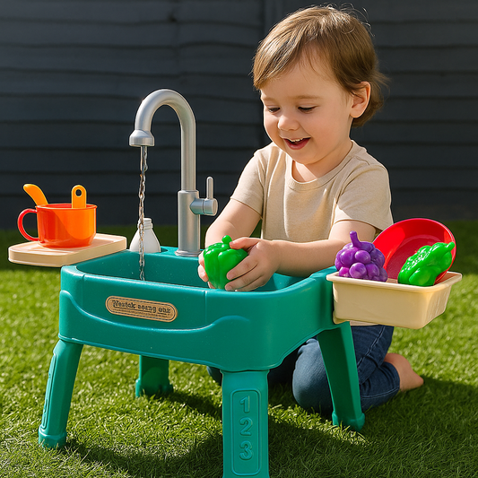 Spielküche für Kinder – WasserWunder mit Magischem Wasserhahn