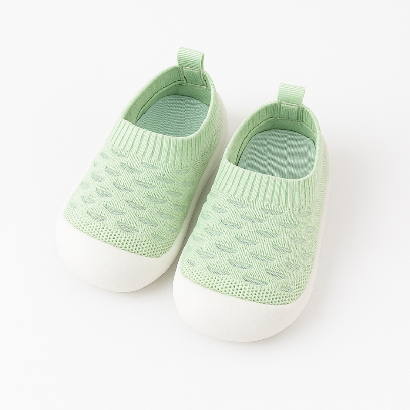 Barfuß Baby Schuhe – Atmungsaktive Strick-Lauflernschuhe