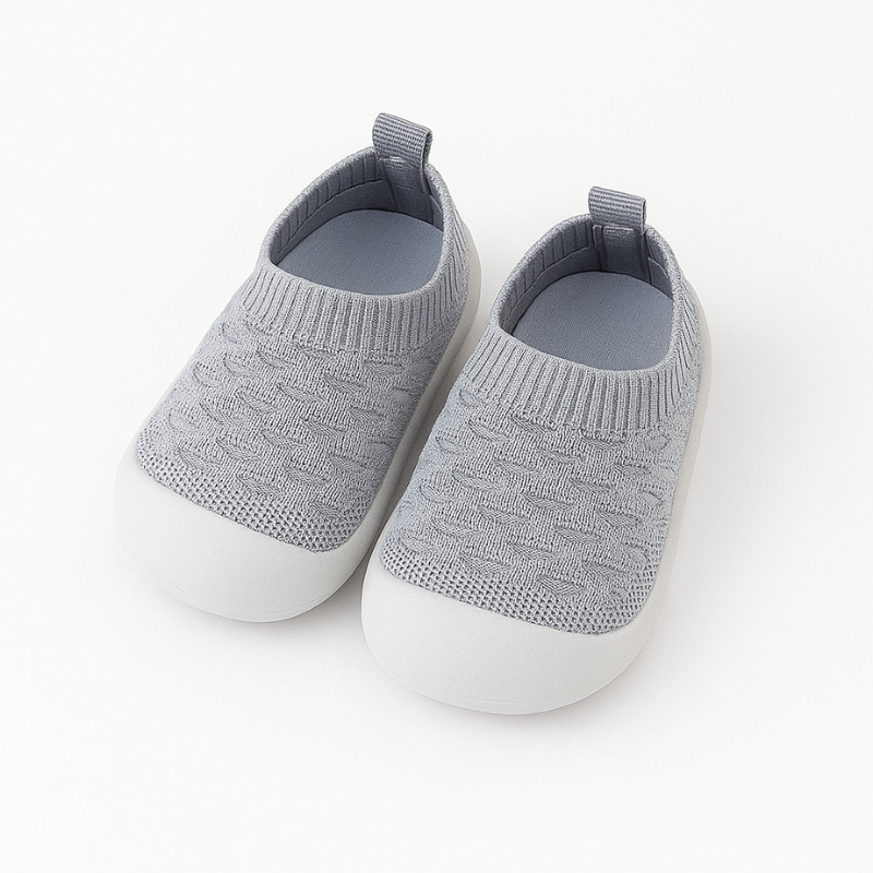 Barfuß Baby Schuhe – Atmungsaktive Strick-Lauflernschuhe