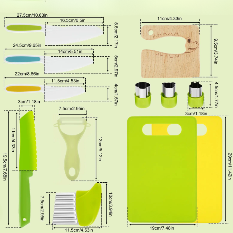 Sicheres Küchen Set - für kleine Köche