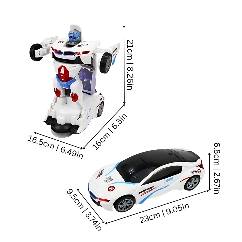 Robot Car 2-in-1 – Interaktives Transformationsspielzeug für Kinder