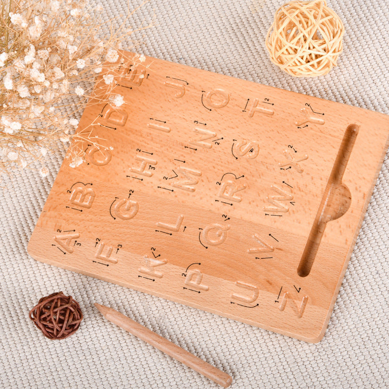 Montessori - Übungsbrett aus Holz