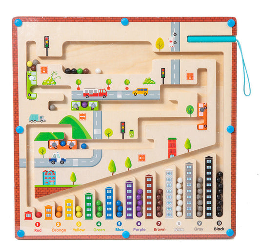 Montessori - Magnetisches Perlenlabyrinth