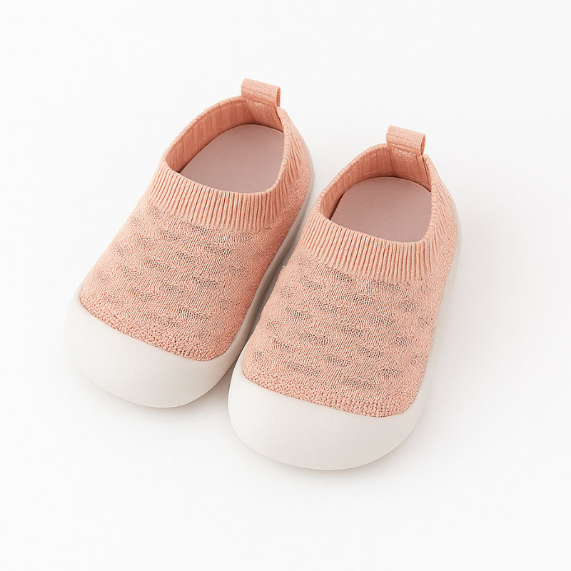 Barfuß Baby Schuhe – Atmungsaktive Strick-Lauflernschuhe