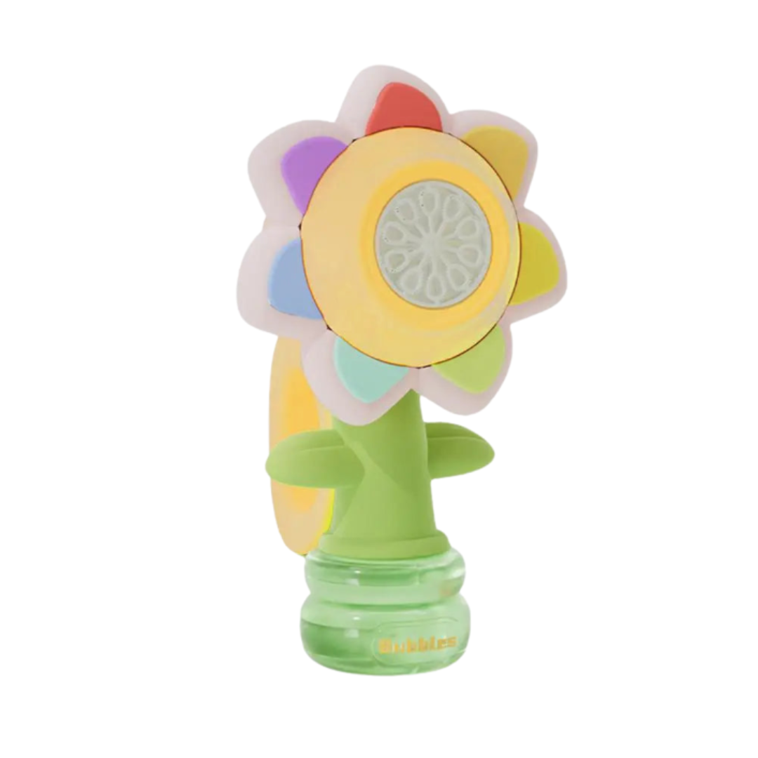 Seifenblasenmaschine Sonnenblume – Tänzelndes Spielzeug für Kinder