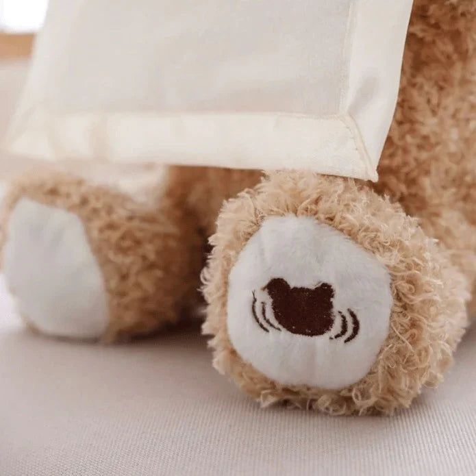 Kuschel-Teddybär 'Peek a Boo' – Plüschbär mit Versteckspiel